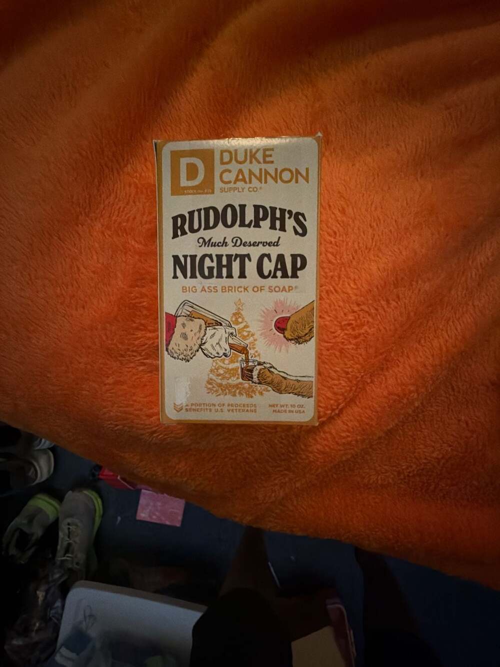 Duke Cannon Rudolph's Night Cap Big Ass Brick Of Soap